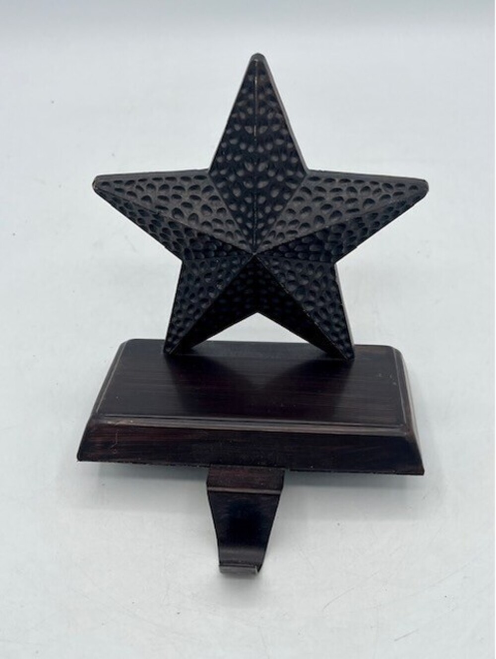 Star Stocking Hanger - Heavy Mantel Hook.